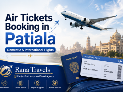 Book air tickets in patiala